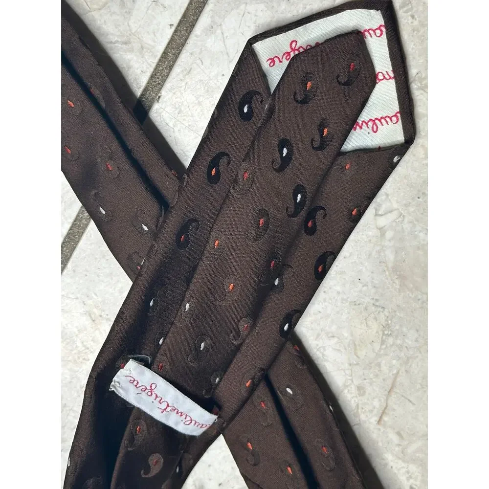 Vintage Designer Tie Lot Pauline Trigere Vicky Davis Neiman Marcus Dark Academia